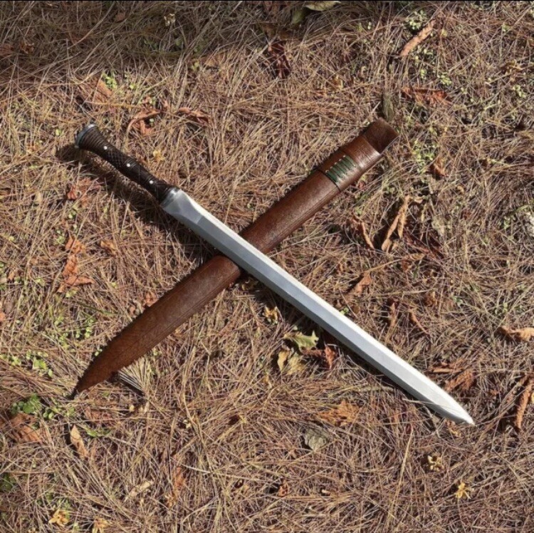 Custom Handmade Carbon Steel Blade Tactical Viking Sword| Hunting Sword Camping
