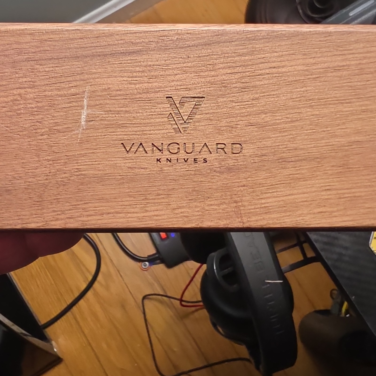 Vanguard Knives Vanguard Titanium Frame Lock Drop Point Plain Edge Manual Clip