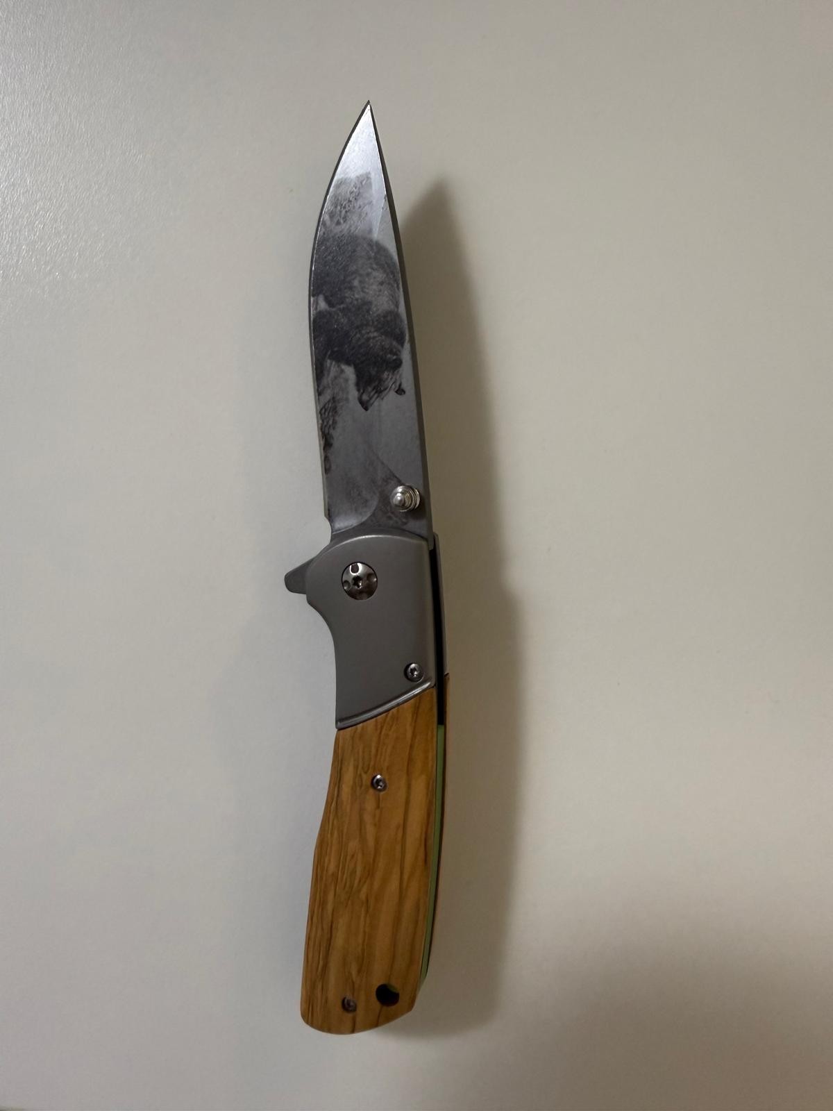Handcrafted Wood Handle Folding Pocket Knife (3 Variations)