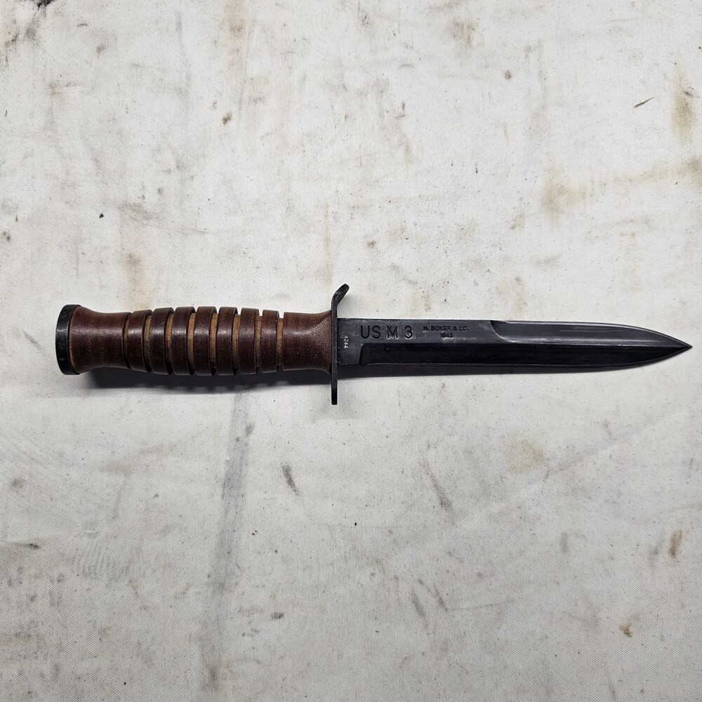 BOKER M3 M8A1 REPRODUCTION FIXED BLADED KNIFE W/ SHEATH