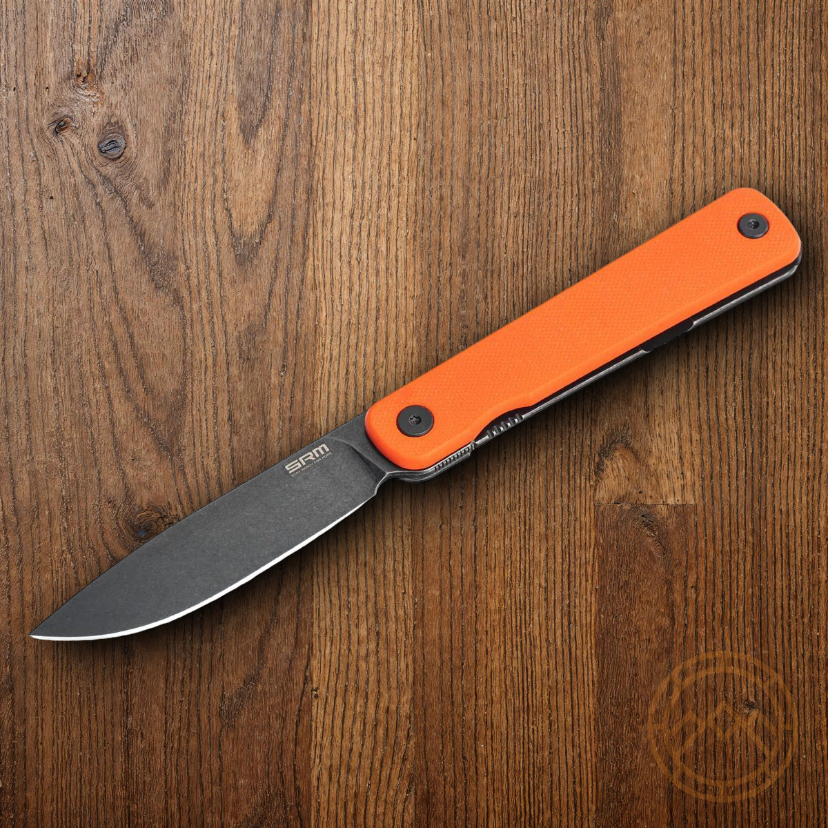 SRM Knives Palfrey Folding Knife 3.25″ 14C28N Steel Blade G10/Stainless Handle