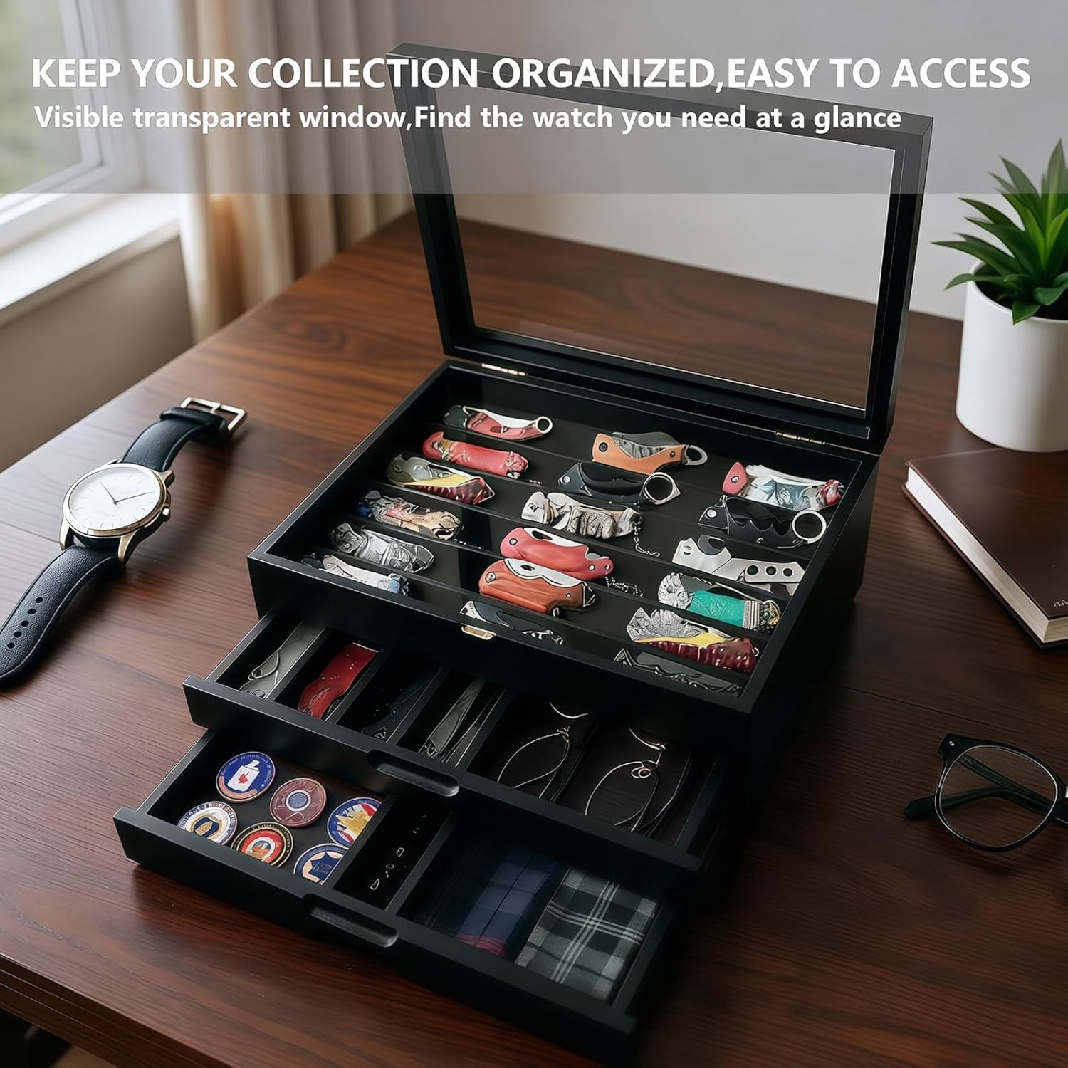 Wood Pistol Rack for Gun Safe – Handgun & Revolver Storage – Gun Safe Organizer