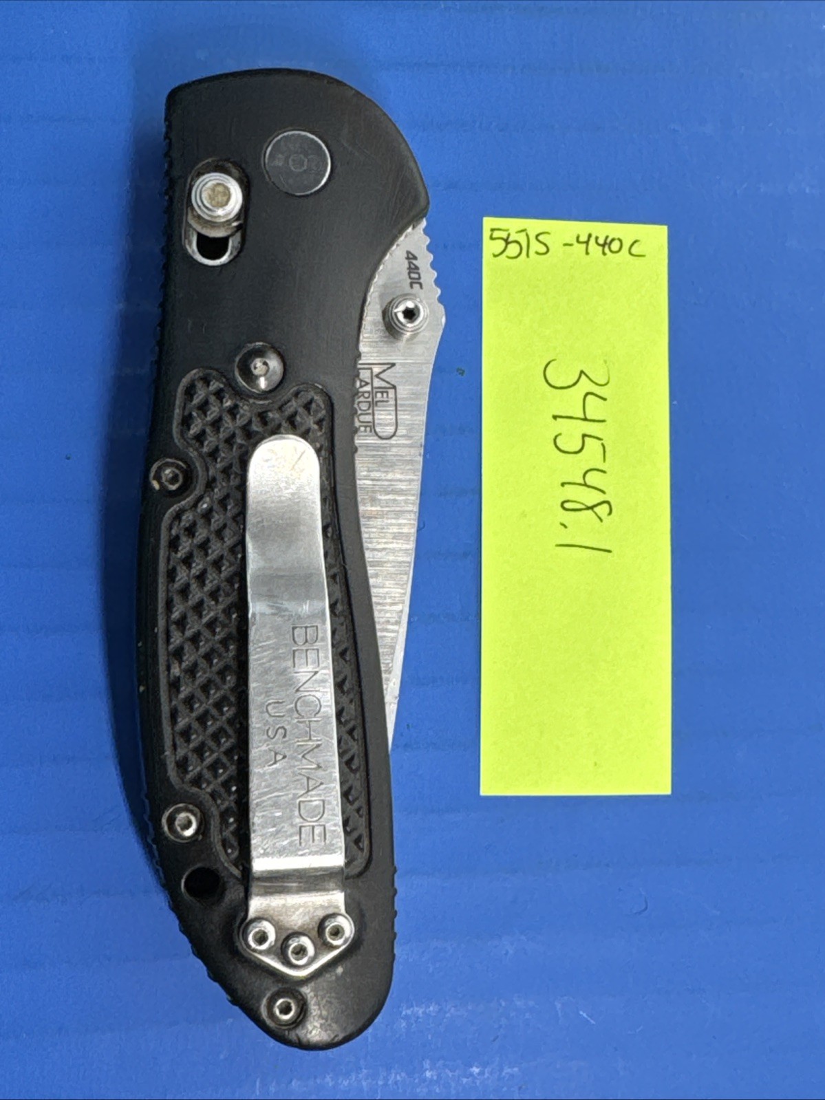 Benchmade 551S-440c Griptilian Pocket Knife Pre-Production 974/1000