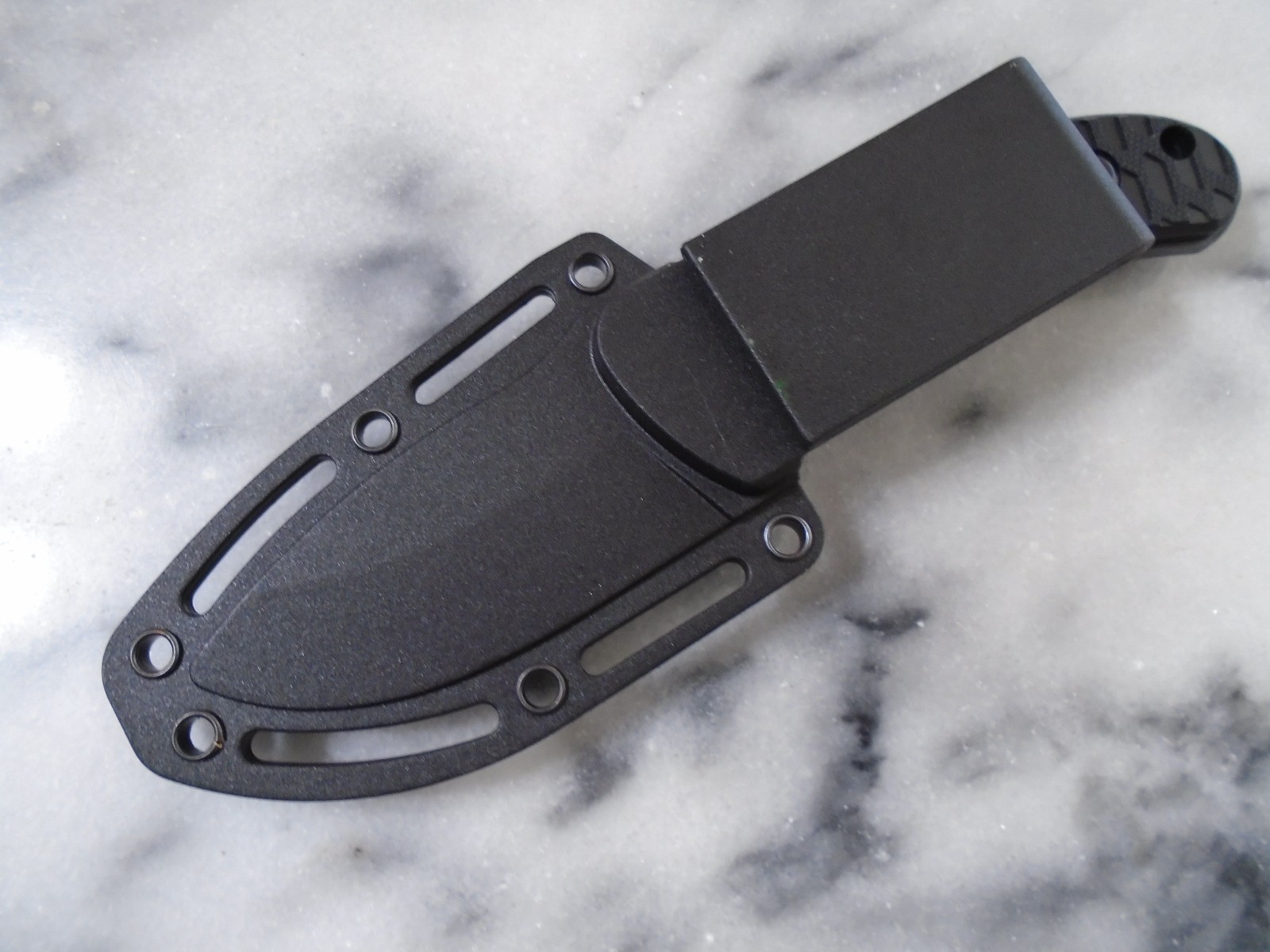 Schrade Mini Wolverine Fixed Blade Hunter Knife Full Tang Teflon 65MN G10 New