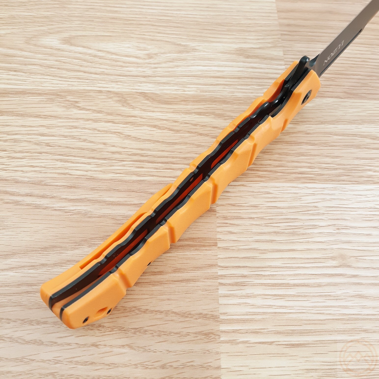 Cold Steel Large Luzon Folding Knife 6″ 8Cr13MoV Steel Blade Orange GFN Handle