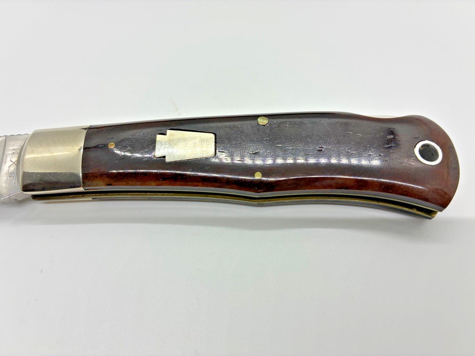SCHATT & MORGAN 04113L MOUNTAIN MAN LOCKBACK 2005 SMOOTH BONE 1 of 100