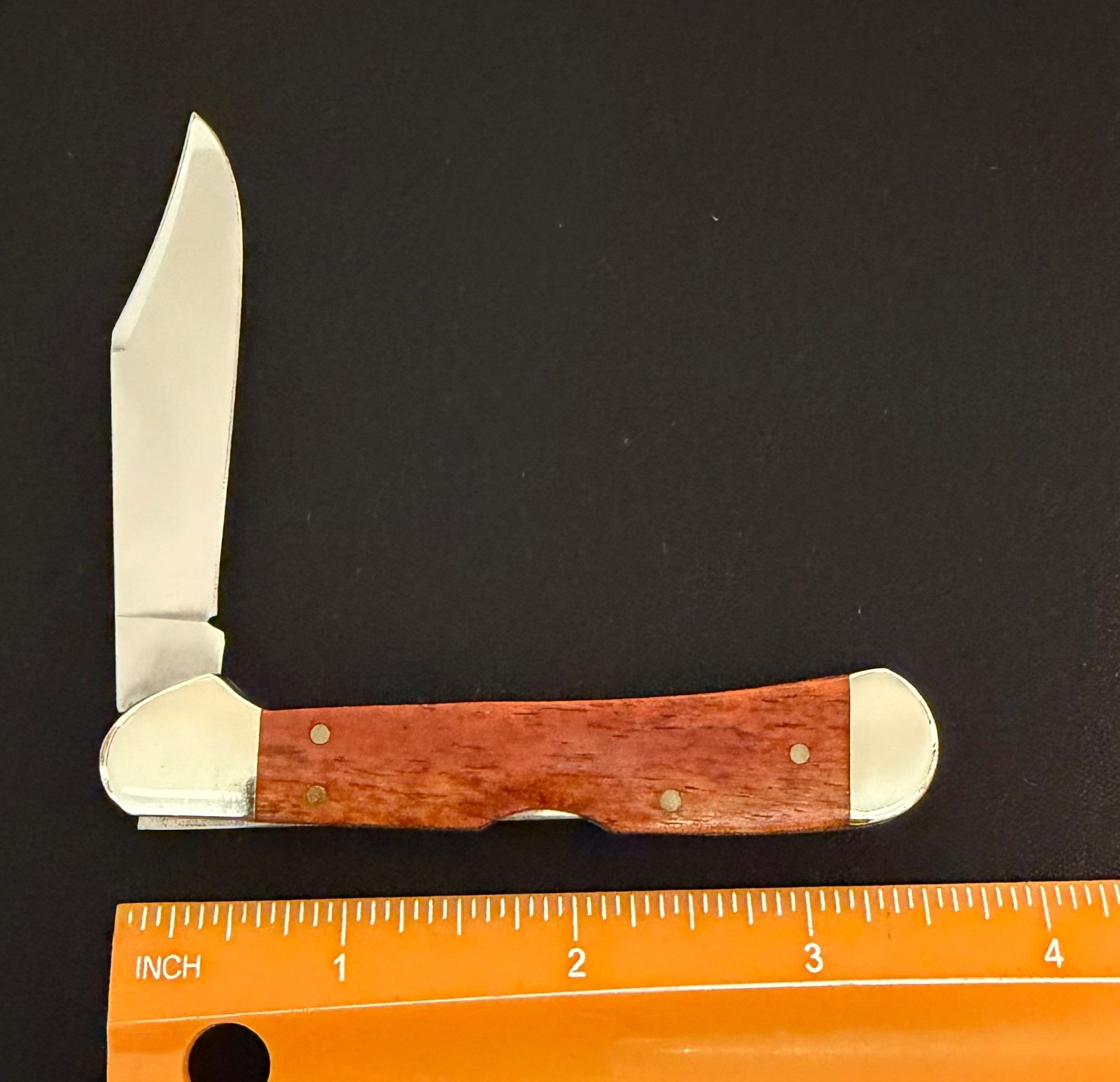2018 Case XX USA Chestnut Bone Handle Mini Copperlock Folding Pocket Knife Used