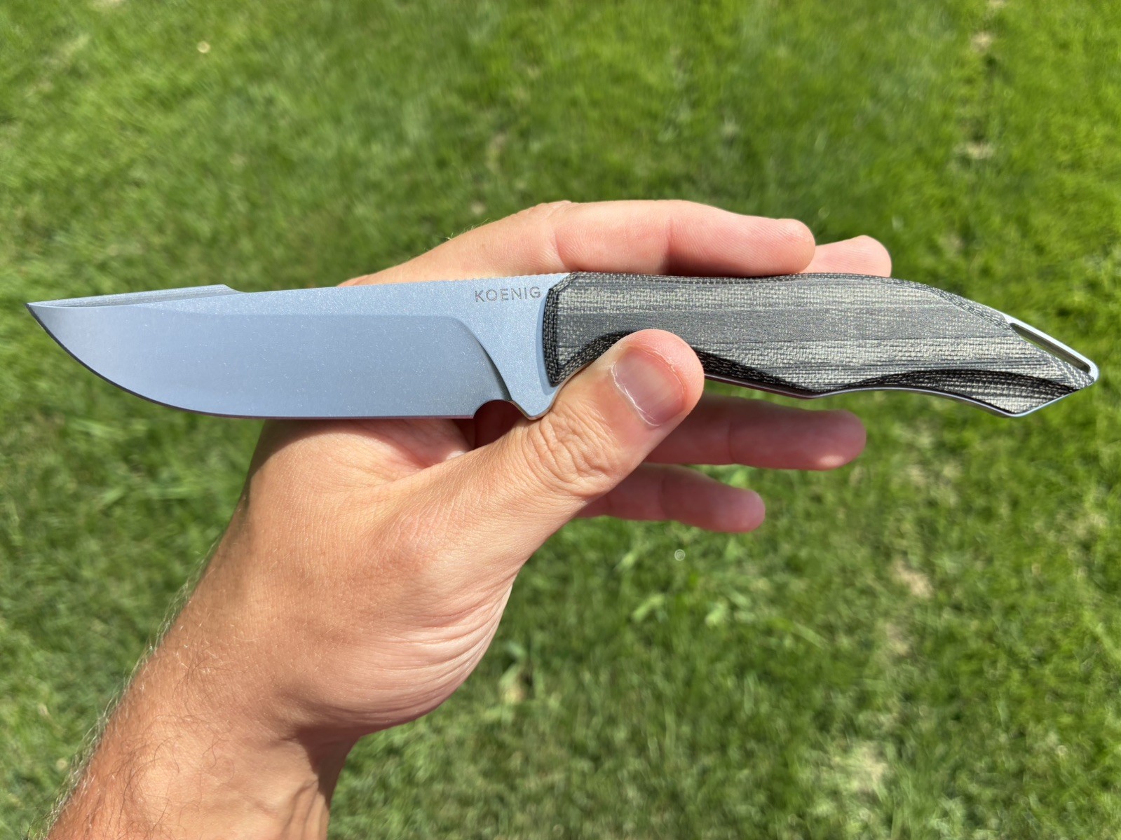 Koenig Helo Magnacut w/ leather sheath
