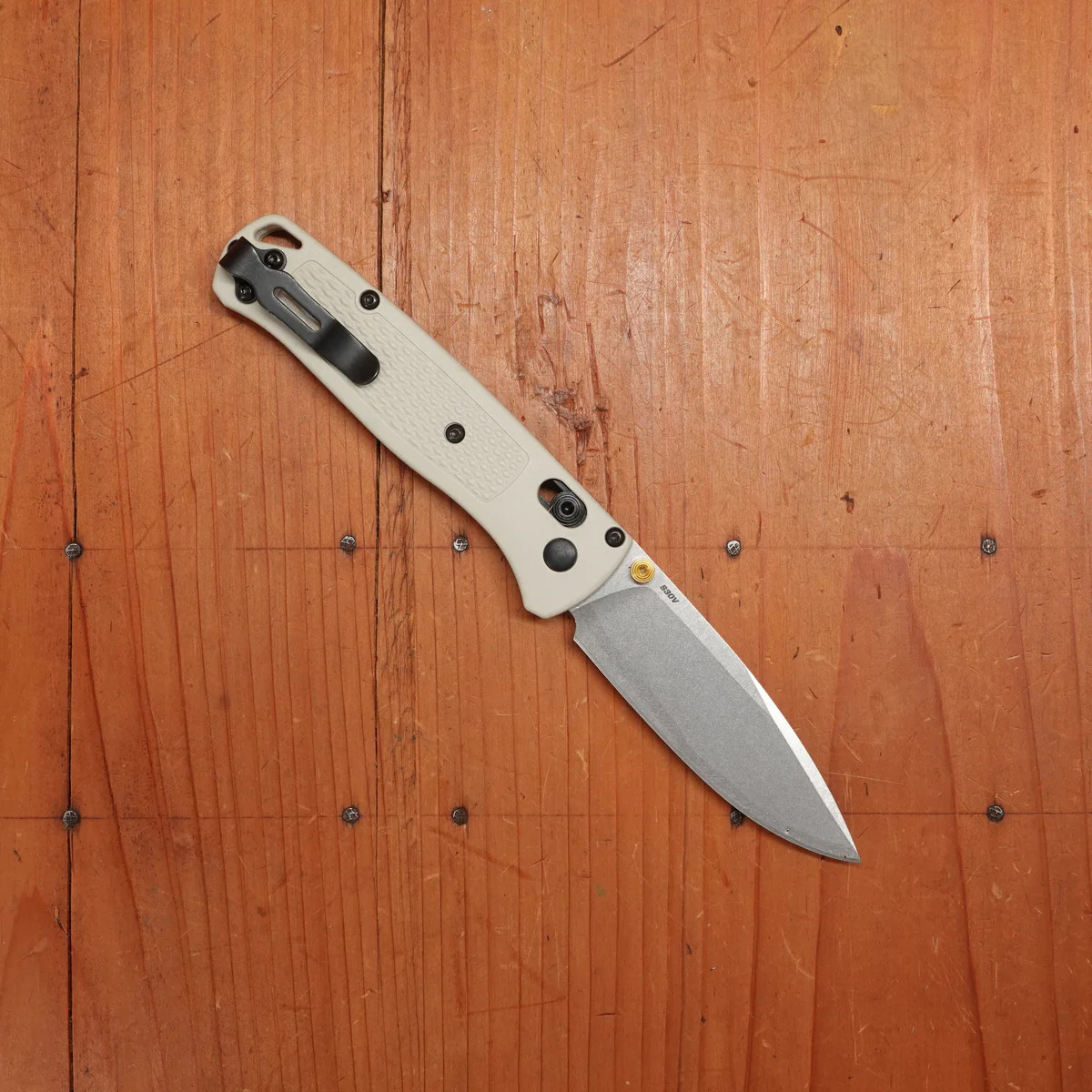 Benchmade 535-12 Bugout Tan Grivory Handle S30V Stainless Steel Knife