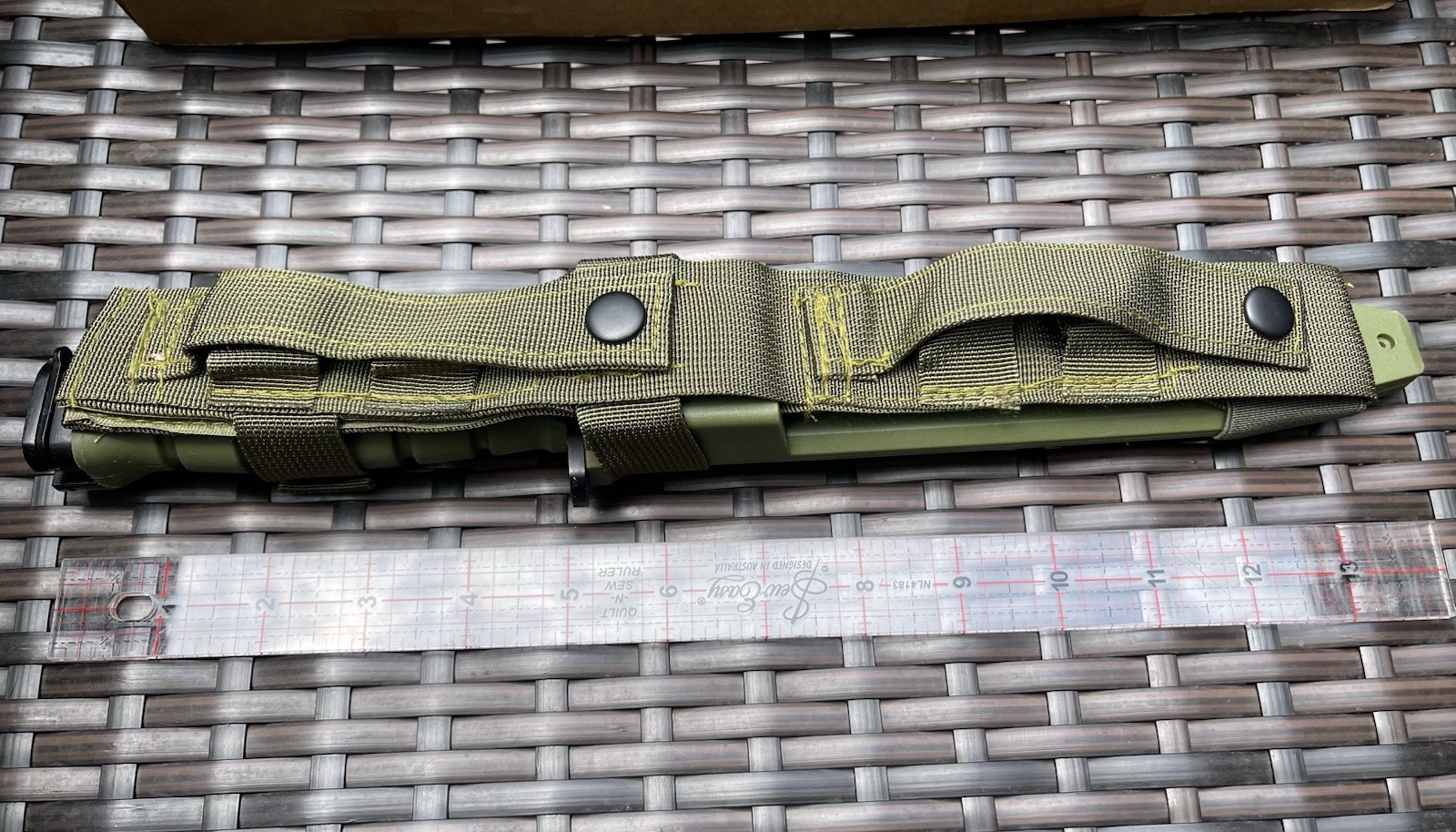 Ontario Knife OKC3S USMC Combat 8″ Blade and Scabbard Green