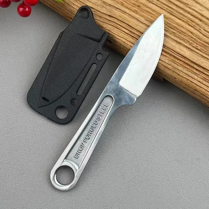 Ka-Bar Wrench Fixed Knife 3″ Blade 425 Carbon Steel One Piece. Free Shipping.