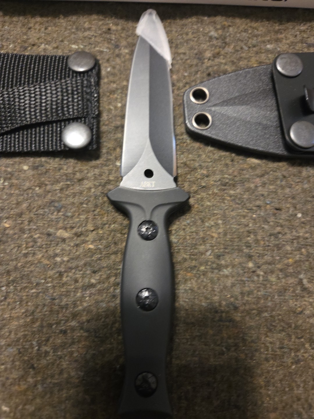 Norma Precision Branded ABKT Dbl Edge Boot Knife Ab014