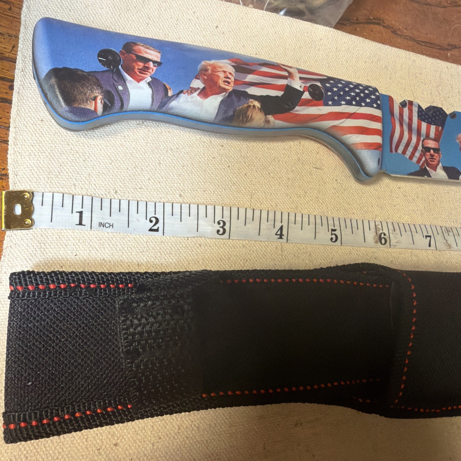 Donald Trump President of the United States hunting/survival knife new w/ sheath