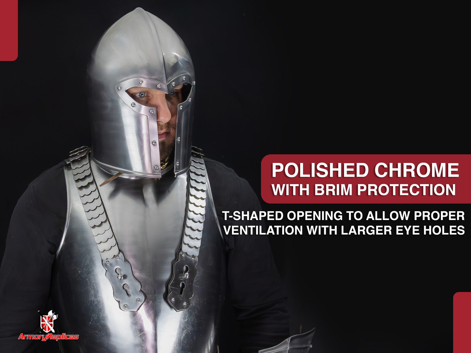 MEDIEVAL VISORED BARBUTA HELMET COLLECTION ARMOUR 18 GUAGE STEEL HANDMADE GIFTS