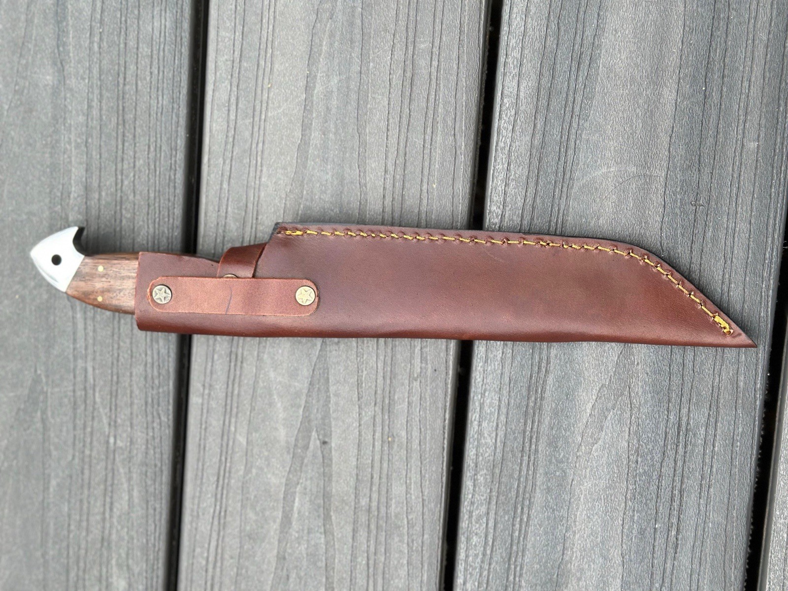 Tanto knife-13”inches Hunting Survival combat-Tactical-forged Fix Blade – Wood
