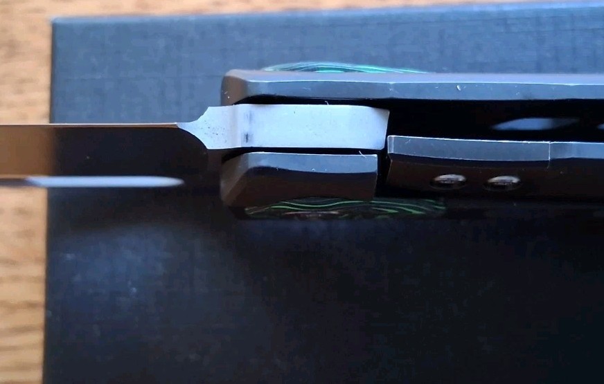 🔥TWO SUN – Folding Knife SOLID Ti Handle w/CF Inlay & M398 Blade (TS451-M398)