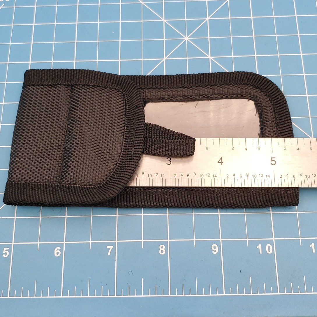 Folding Blade Knife Sheath Black Nylon Belt Pouch Case 5.5″x4.75″