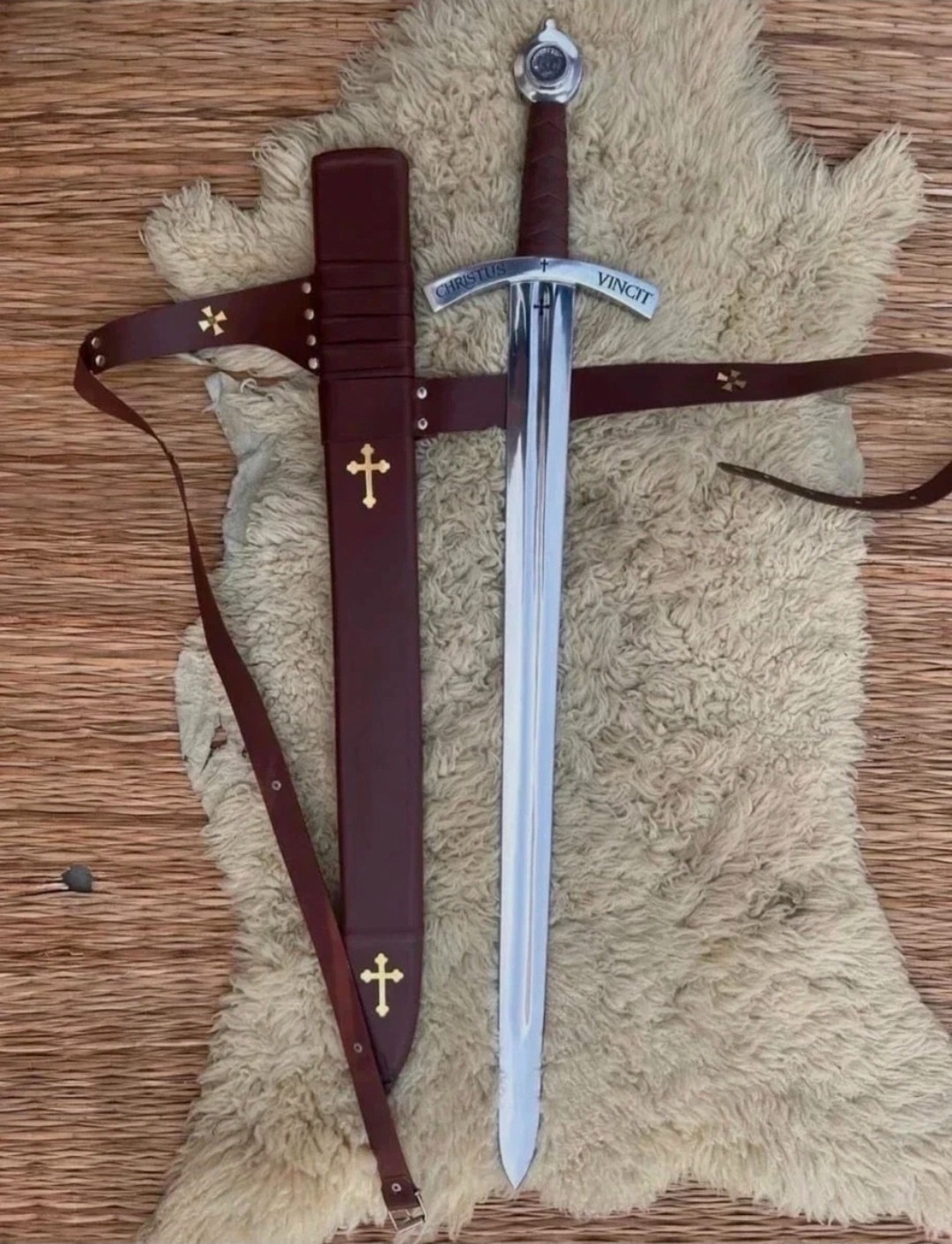 Custom Handmade Carbon Steel Blade Viking Sword | Hunting Sword Camping sword,