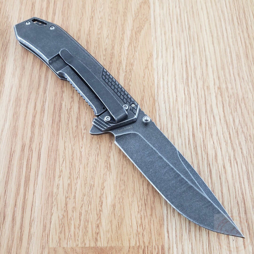 Smith & Wesson Framelock Folding Knife 3¾» Stainless Blade Stainless/G10 Handle