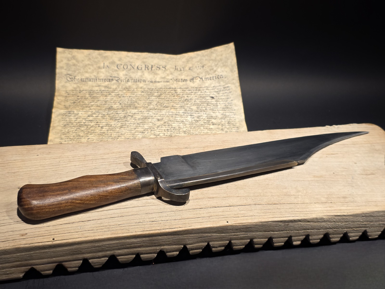 19″ Antique Style Civil War Confederate Bowie Knife