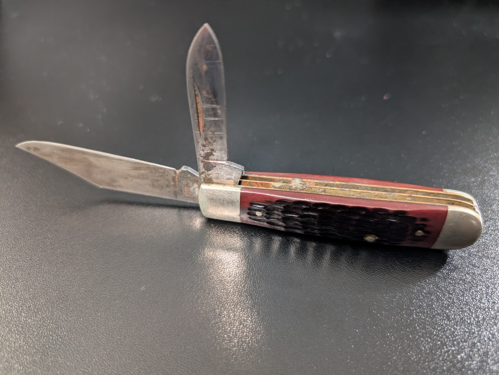Case XX 6235 1/2 Swell End «slick» bone handle Jack Knife manufactured 1965-1969