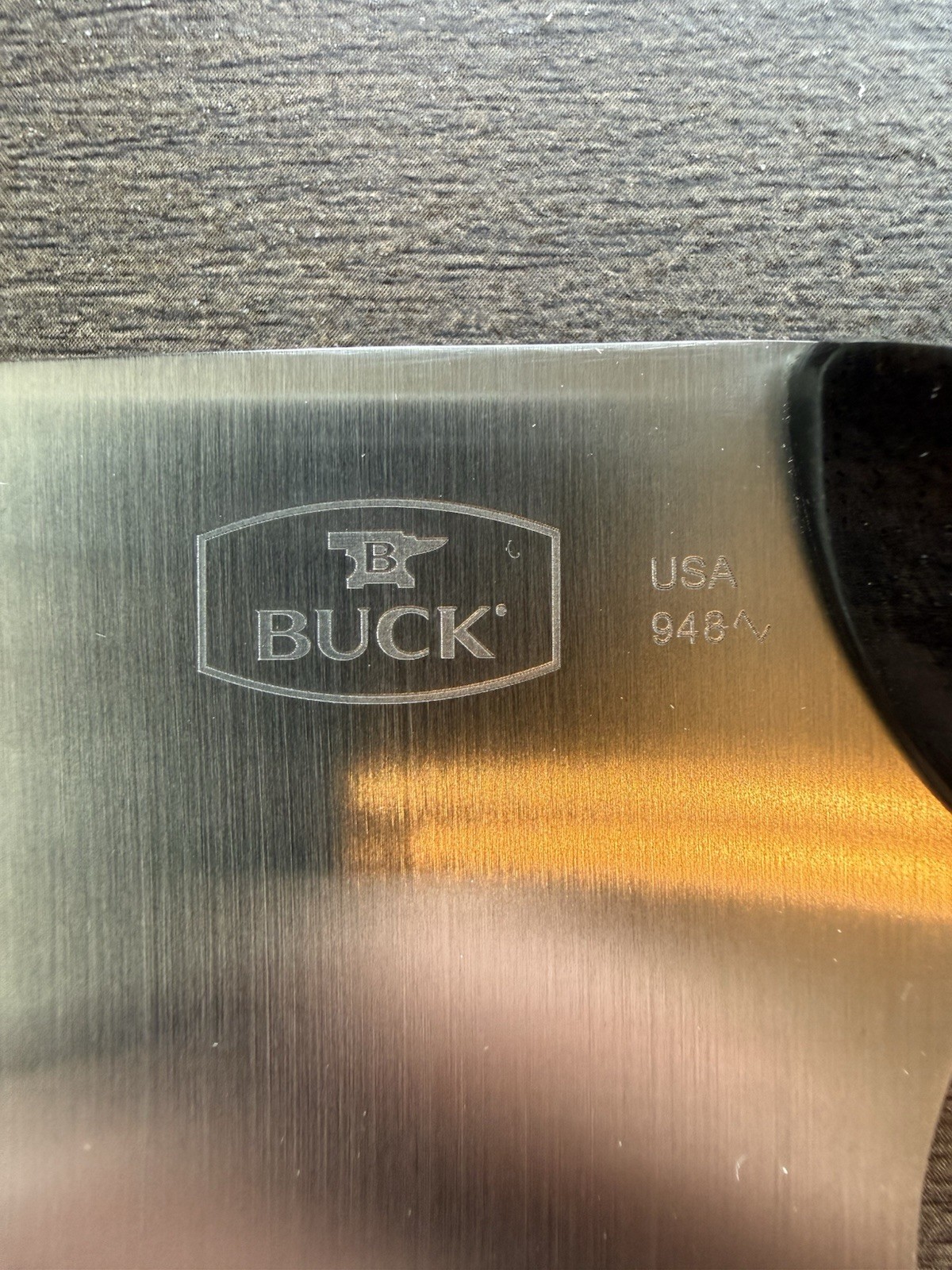 Buck Knife 948 Ebony Cleaver November 2024 Buck Of The Month 1 of 400