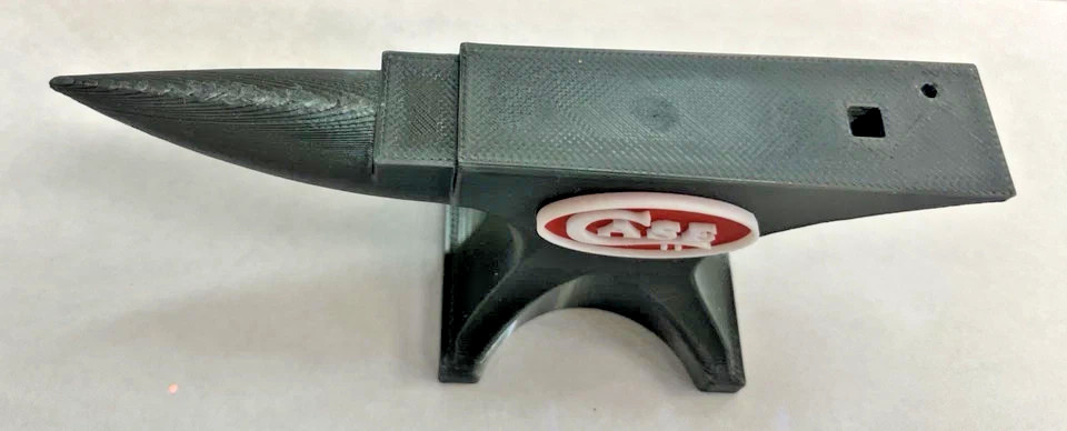 Gray Anvil Knife Display Case Stand with Magnet – Brand New