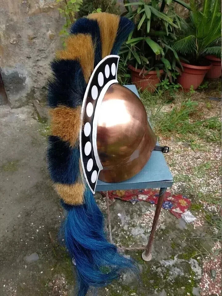 Medieval Greek Corinthian Designer- Roman Knight Spartan Armor Helmet – Wearable