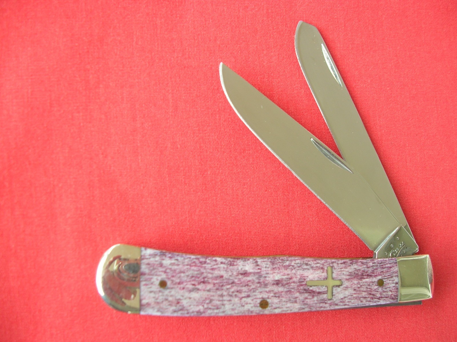 CASE XX 6254 TRAPPER SMOOTH CABERNET BONE HANDLES 2012 KNIFE J