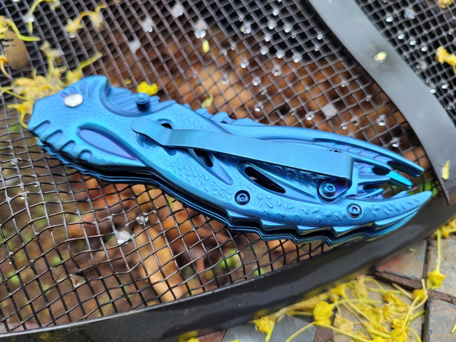 Unique Jose Negron Design Pocket Knife HawkBill Blade Manual Folder EDC 5.8oz.