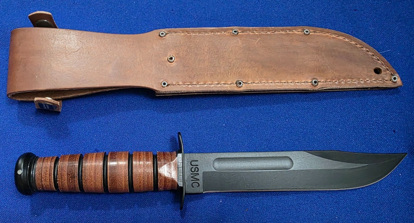 KA-BAR Kabar Olean NY #1217 USMC Combat Knife New!
