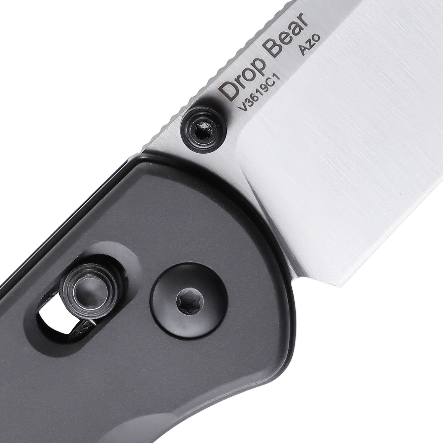 Kizer Drop Bear EDC Knife Gray Aluminium Handle 154CM Steel V3619C1