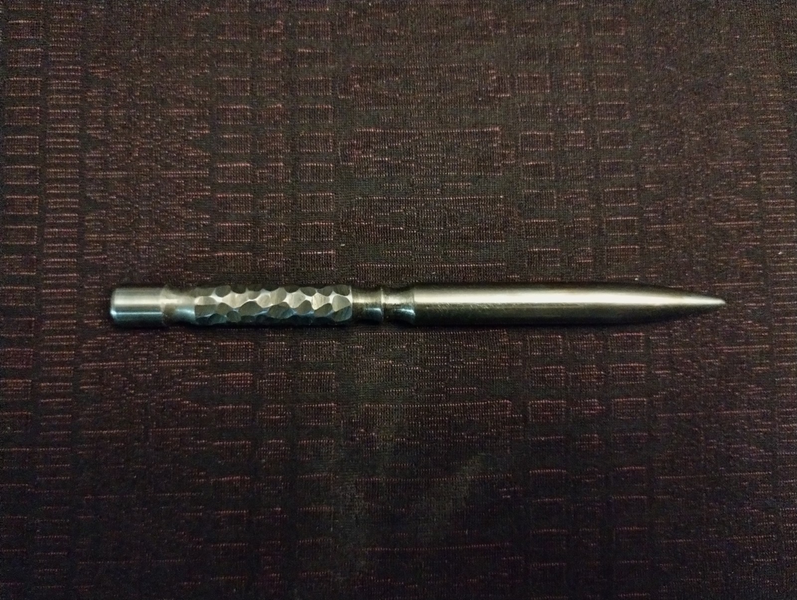 Custom Marlin Spike – Handmade EDC Stainless Steel Awl Heat Tinted