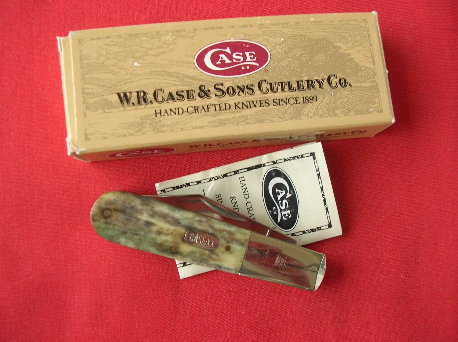 CASE XX 62009 1/2 BARLOW SMOOTH APPALOOSA GREY BONE HANDLES 1997 KNIFE J