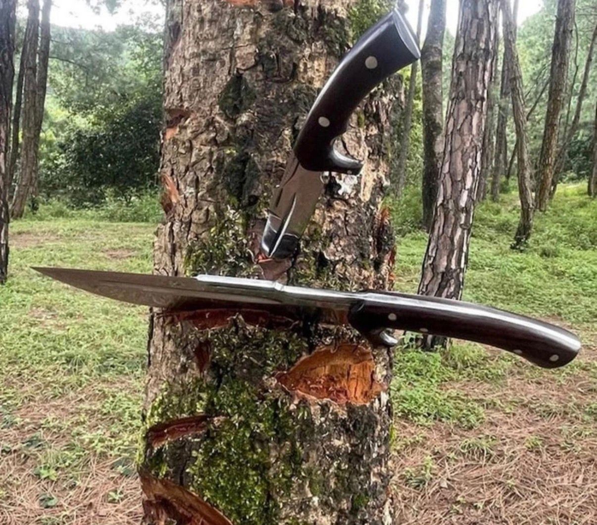 20″ Handmade Survival Machete Knife | Carbon Steel Blade | Hunting Camping Knife