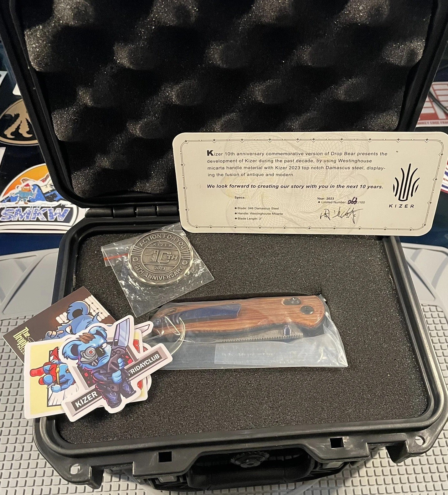Kizer Drop Bear 10th Anniversary Limited Edition #63 Of 100 Premium Edition