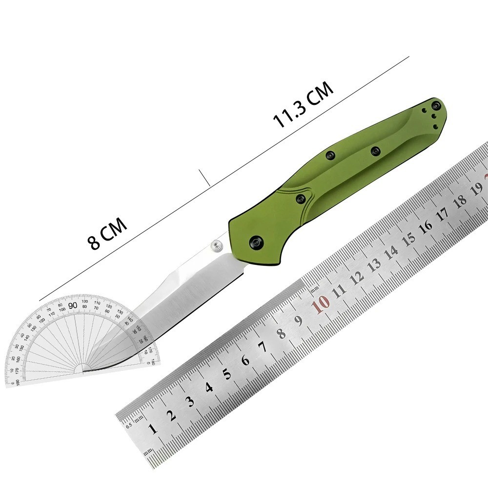 9400 Folding Pocket Knife D2 Steel Blade Aluminum Handle EDC Survival Camping