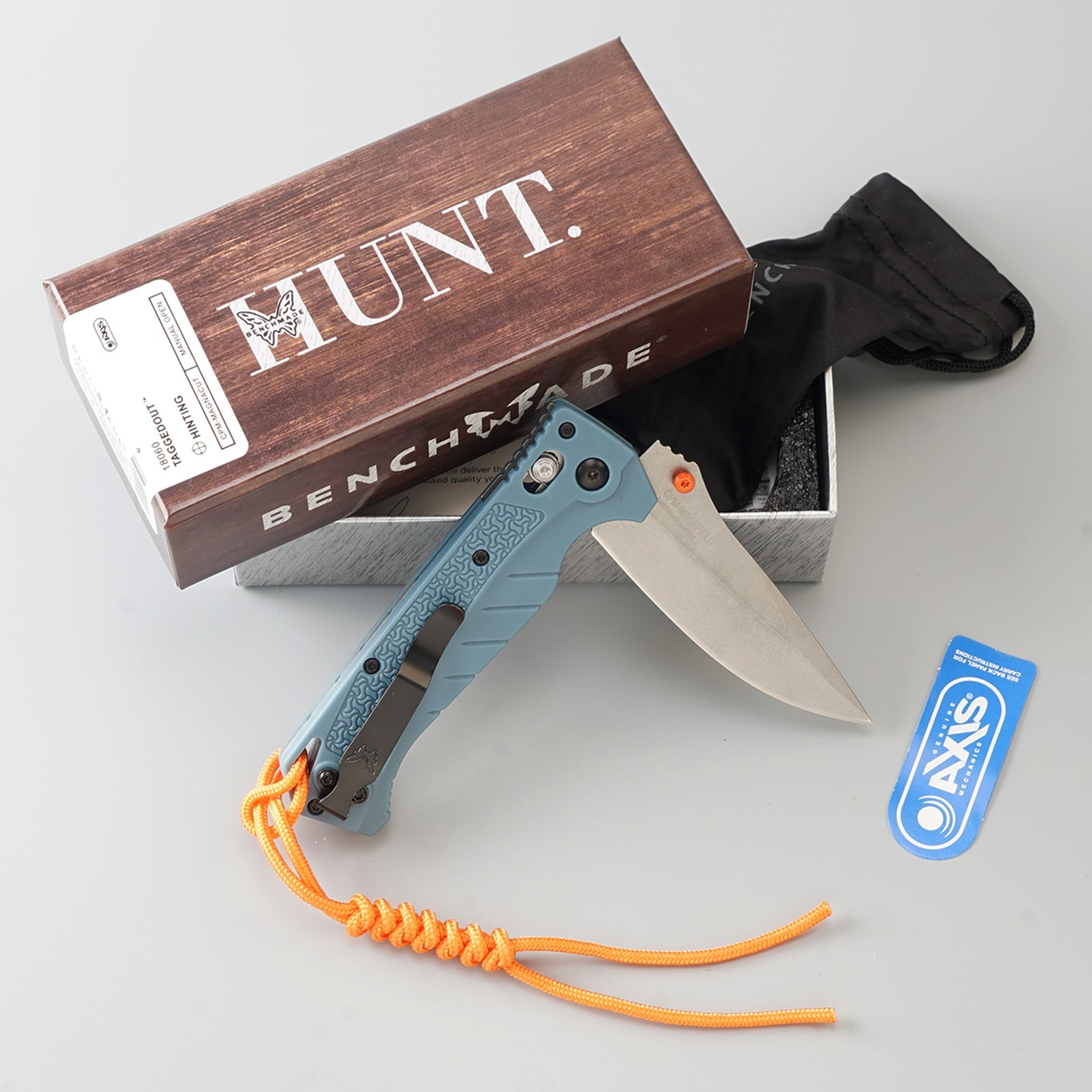 Benchmade 18060 Adira MagnaCut Folding Knife Nylon Fiber Handle Outdoor EDC