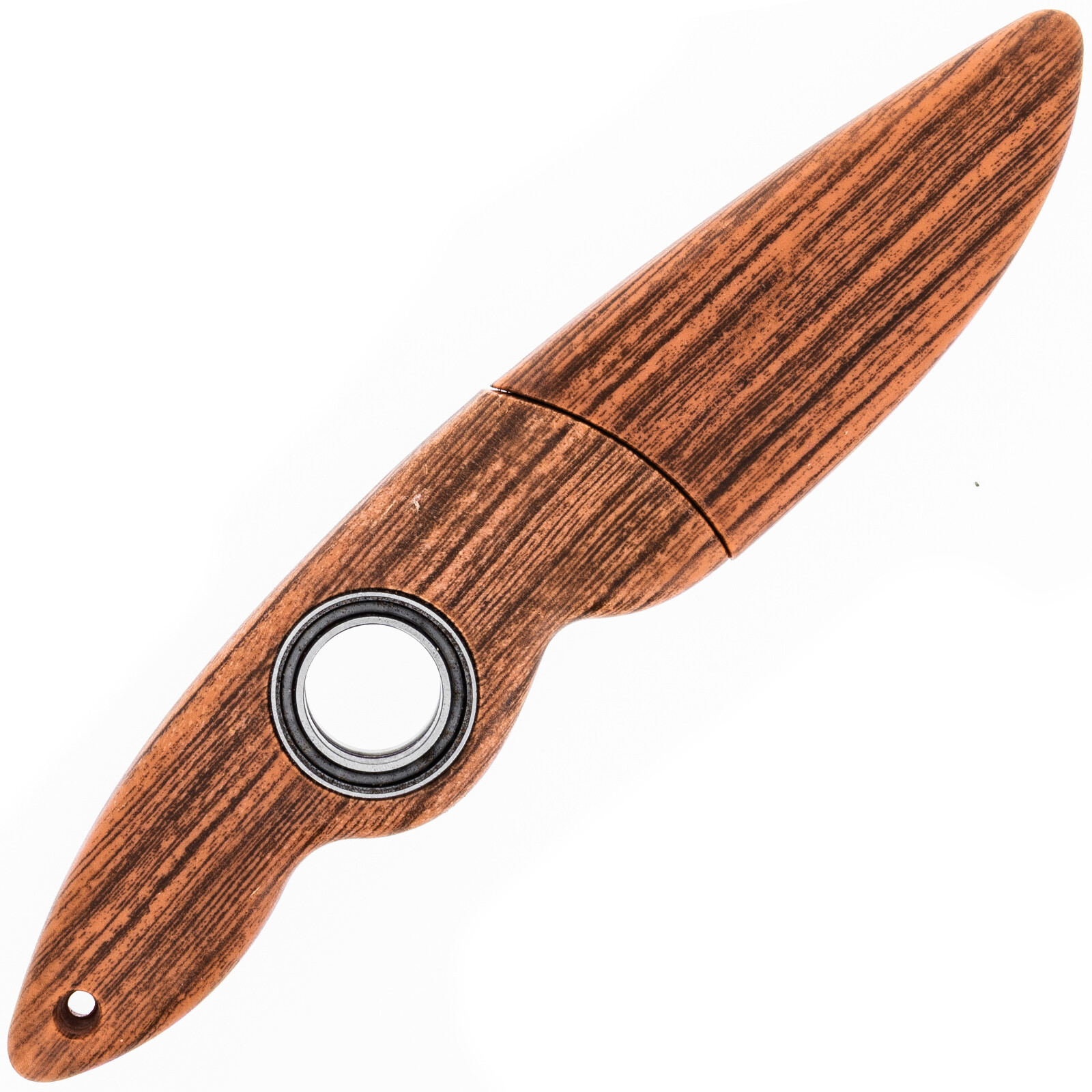 ASR Outdoor 7.5 Inch Drop Point Fixed Blade Knife with Finger Hole