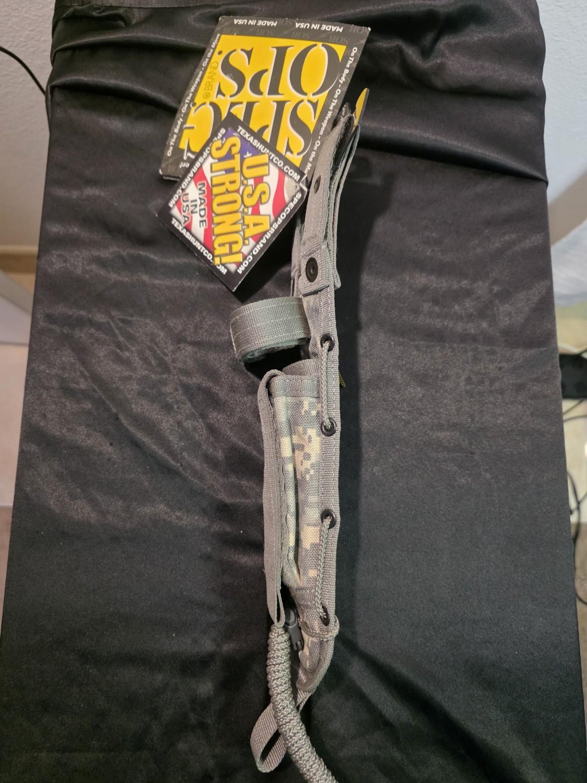 New Spec Ops Combat Master Utility Knife Sheath, Short, Camo 100420113