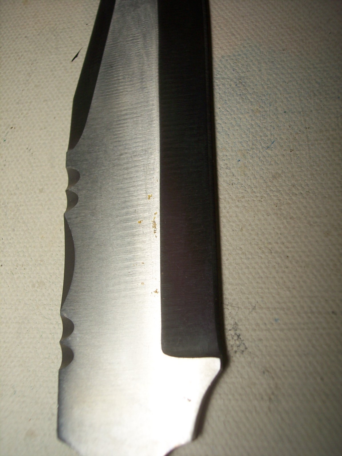 Aitor inox spain 5.5″ bowie blank blade knife making