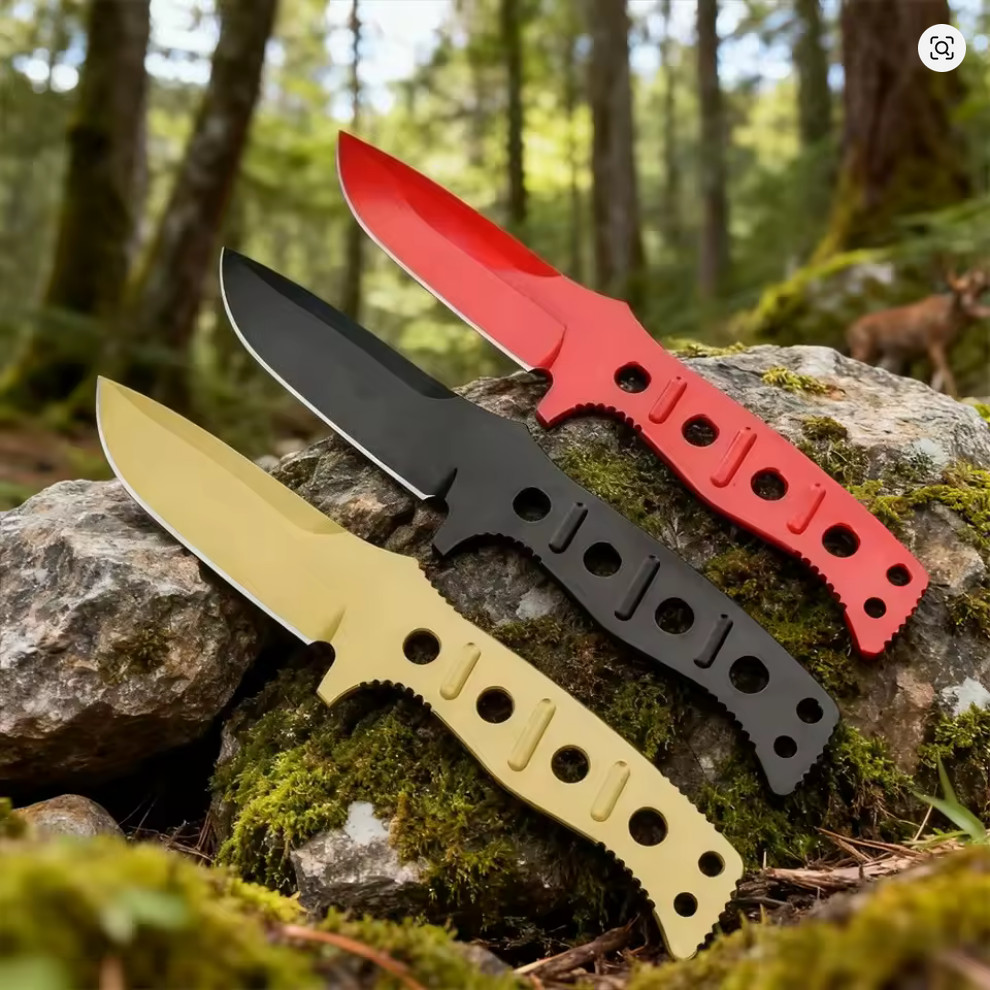 375 Fixed Blade Knife 4.37″ Blade w/ Kydex Sheath New