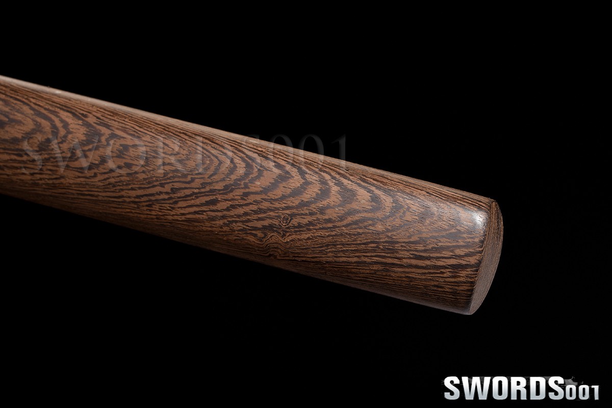 Japanese Samurai Sword Tanto Manganese Steel Self Defense Knife Rosewood Handle