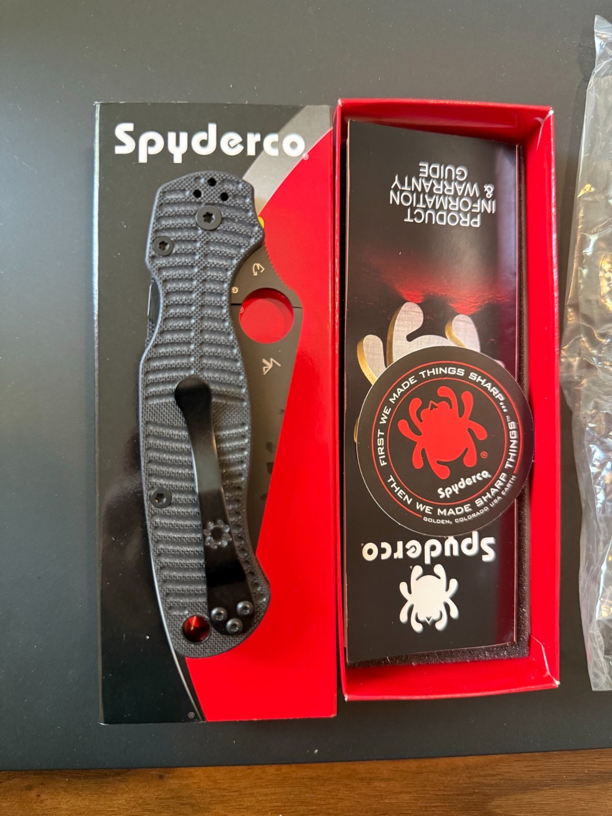 Spyderco Paramilitary 2 MagnaCut Salt Knife Black G-10 DLC