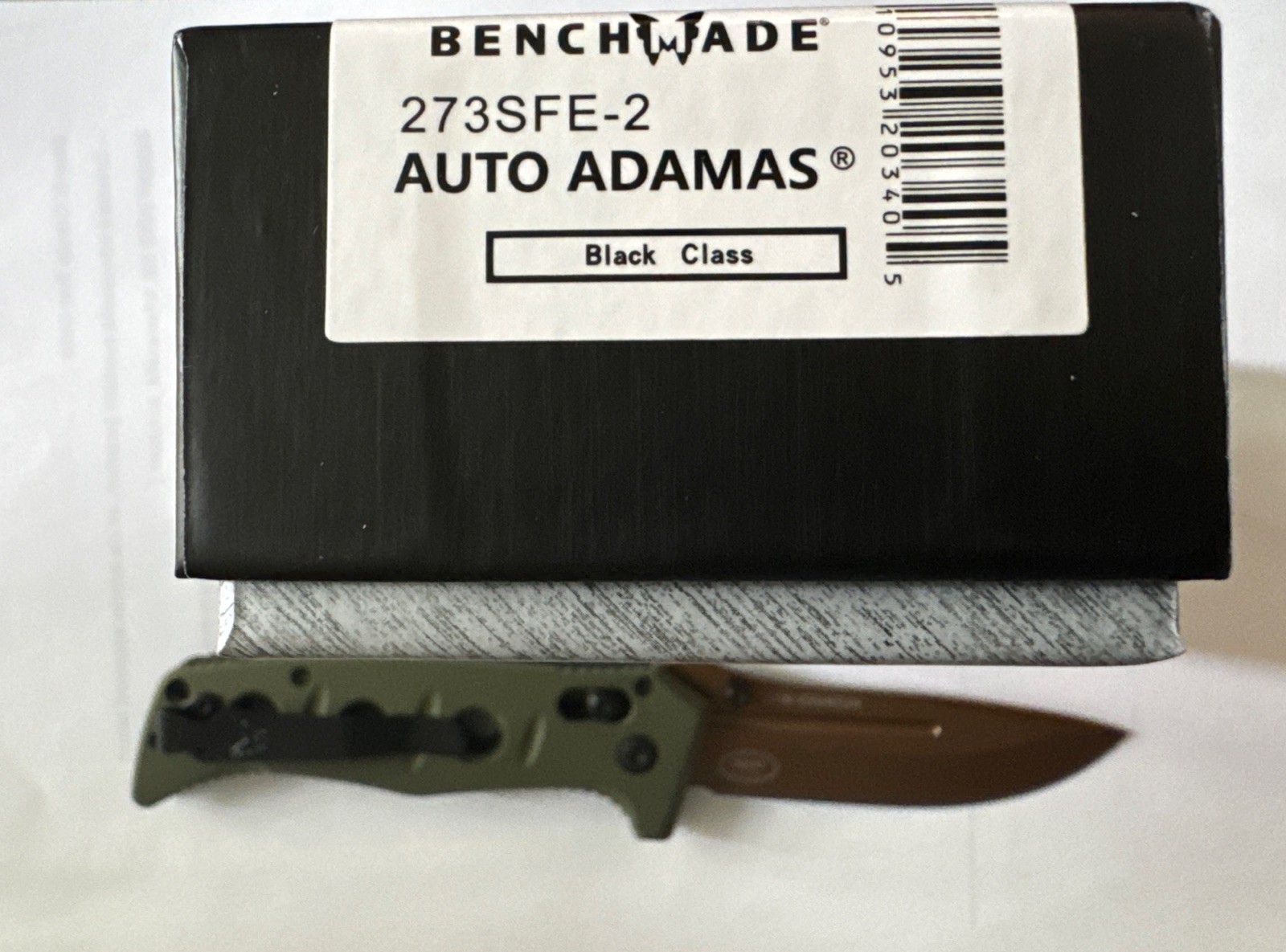 Benchmade 273FE-2 Mini Adamas CPM-CruWear Axis Drop Point G10 Manual