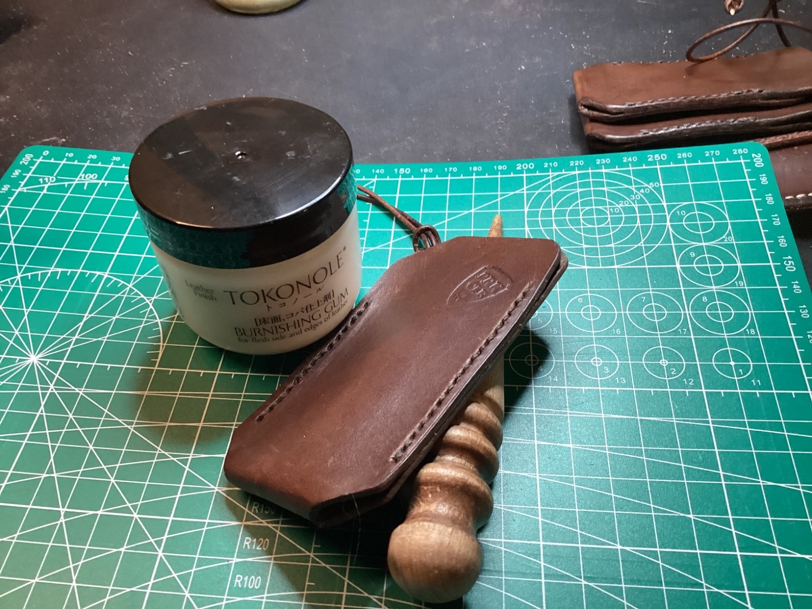 PRK Hand-Stitched Leather Knife Slip – EDC Pocket Protector – 3 Sizes Available