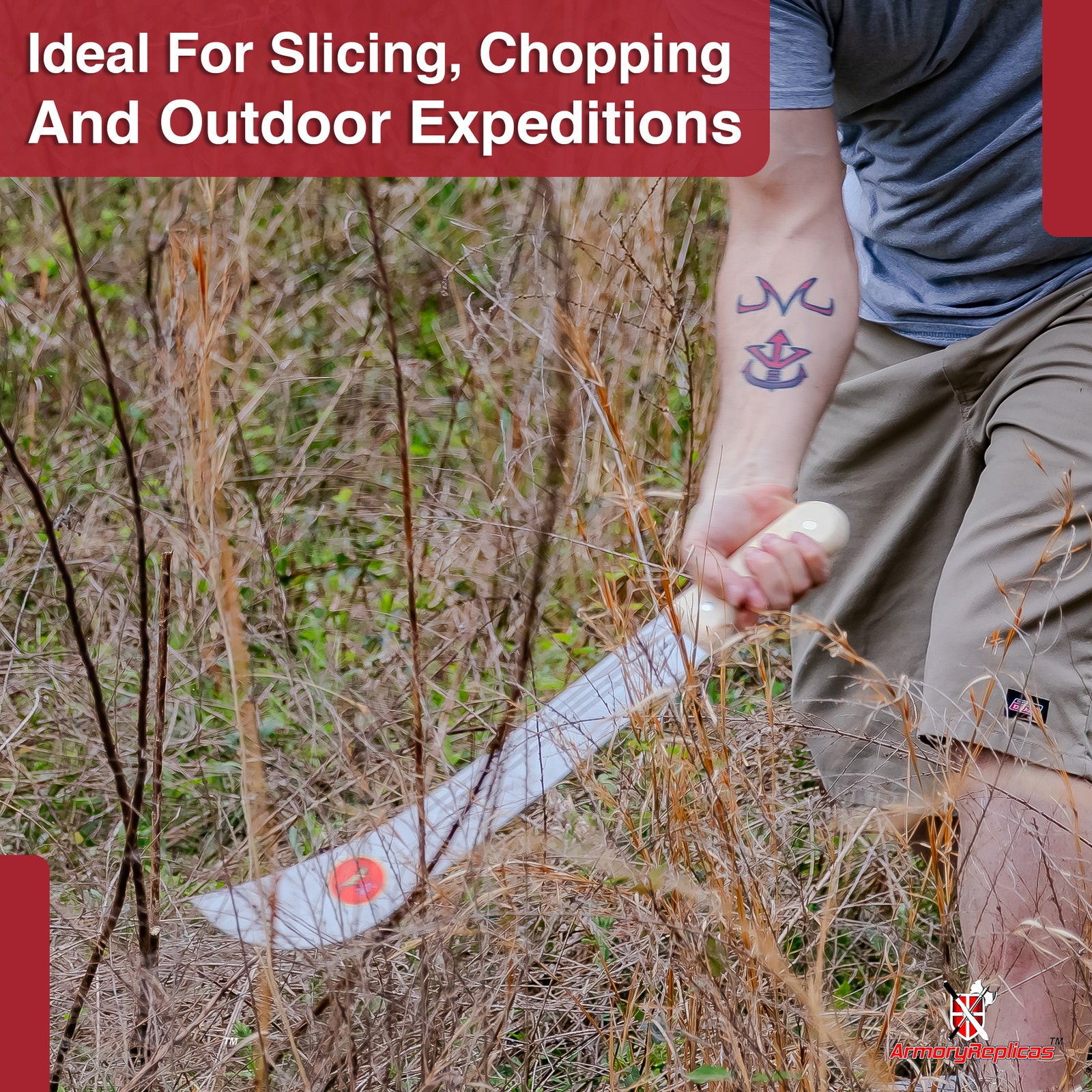 HUNTING SURVIVAL FULL TANG MACHETE KNIFE CARIBBEAN PANGA CARBON STEEL CAMPING