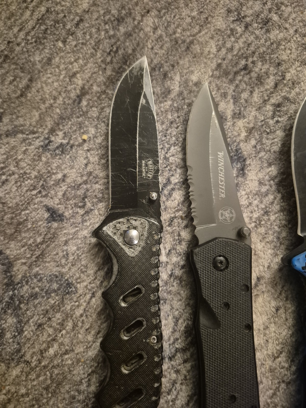 Assorted Pocket Knives Set of 7 Various Brands Stainless Steel