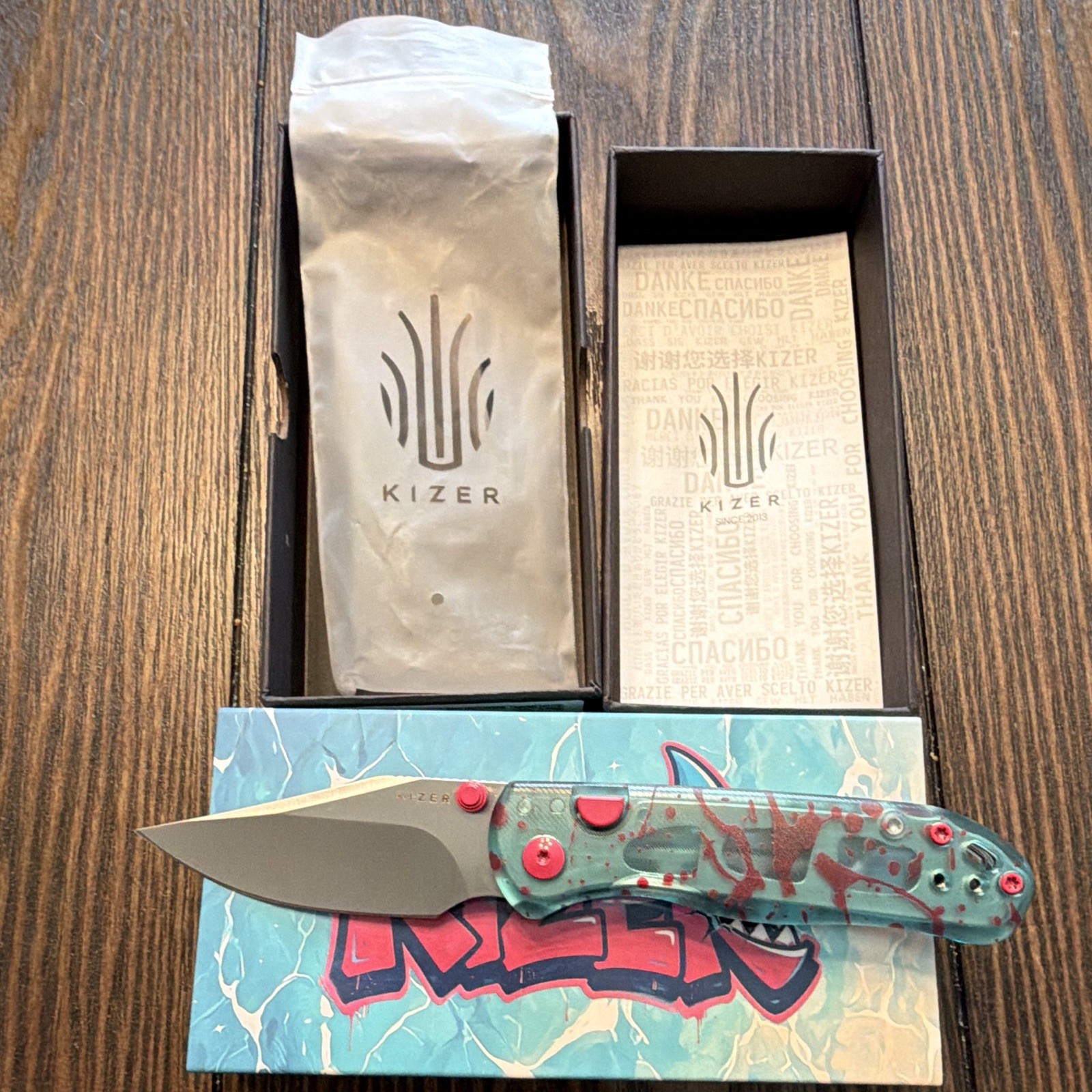Kizer Drop Bear 2 Zombie Shark 79/150 Dirtbag/Dbest Exclusive
