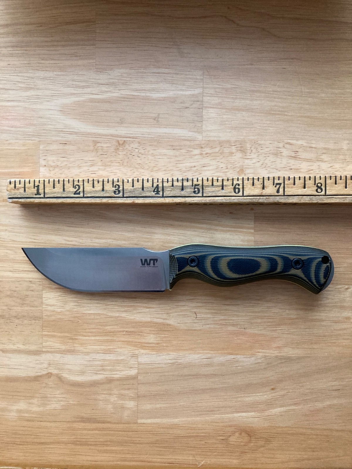 Work Tuff Gear Nomad Bushcrafter Sabre Grind Stinger Yellow Camo Grip NEW K329
